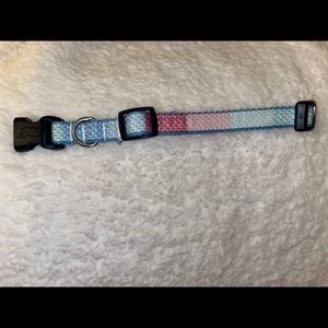 NWOT Vineyard Vines for Target Dog Collar Blue Pink Whales